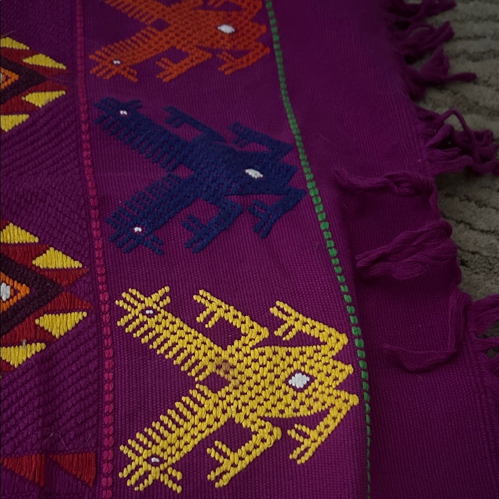 Colorful Geometric Patterned Textile - Picture 2 of 2